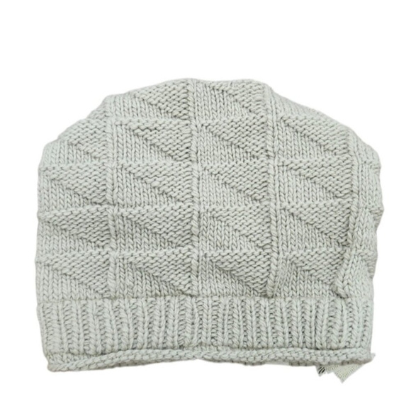 Nirvanna Designs Women’s Gray Merino Wool Knit Beanie Fleece Lined Made in Nepal main image 7